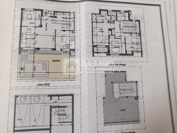 In vendita triplex da sviluppatore Ain Zaghouan