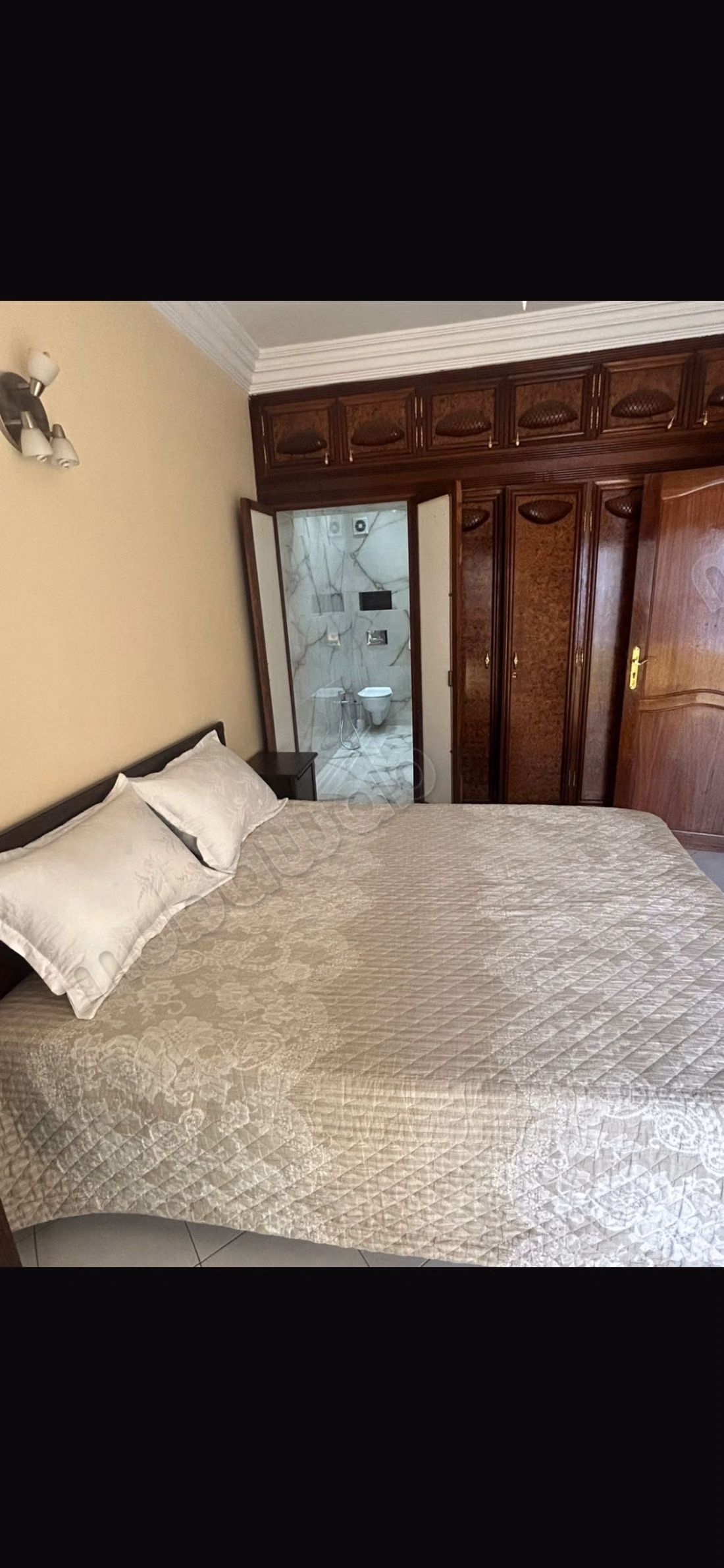 Appartement te huur in Riad Oulad Mtaa. Oppervlakte van 100 m². Goed ingericht