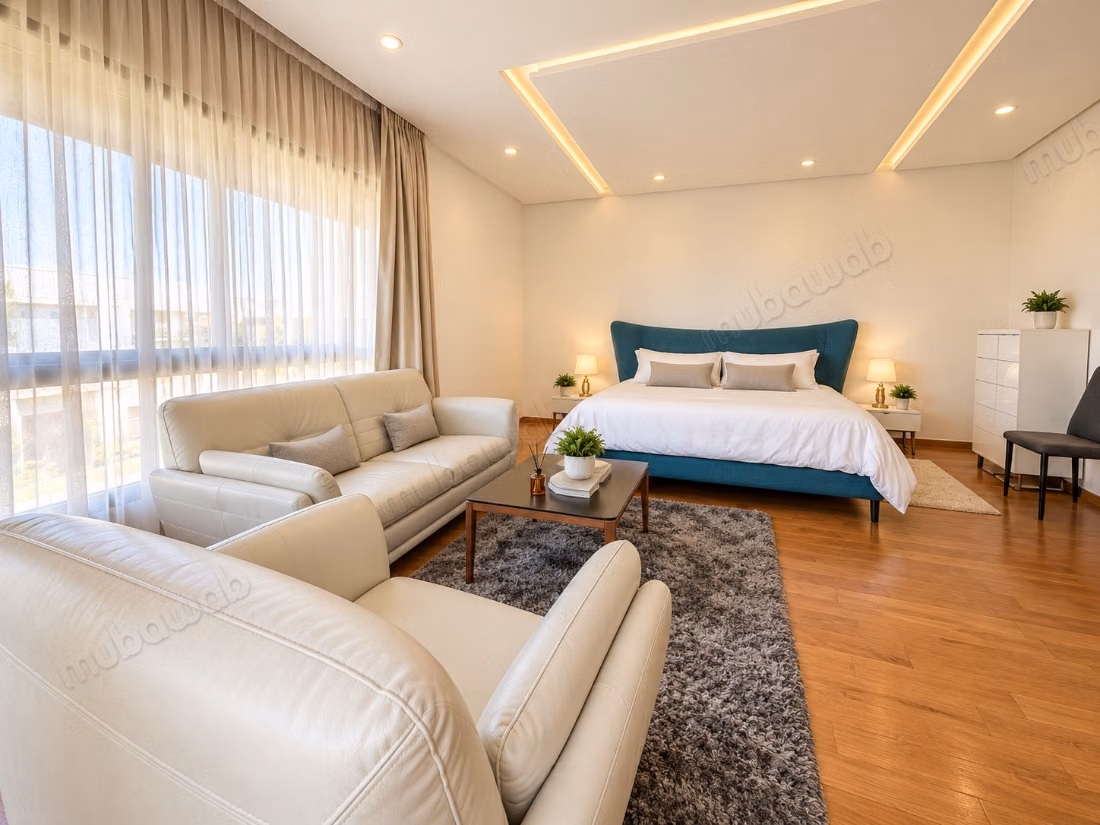 Villa amueblada con piscina en alquiler – El Menzeh