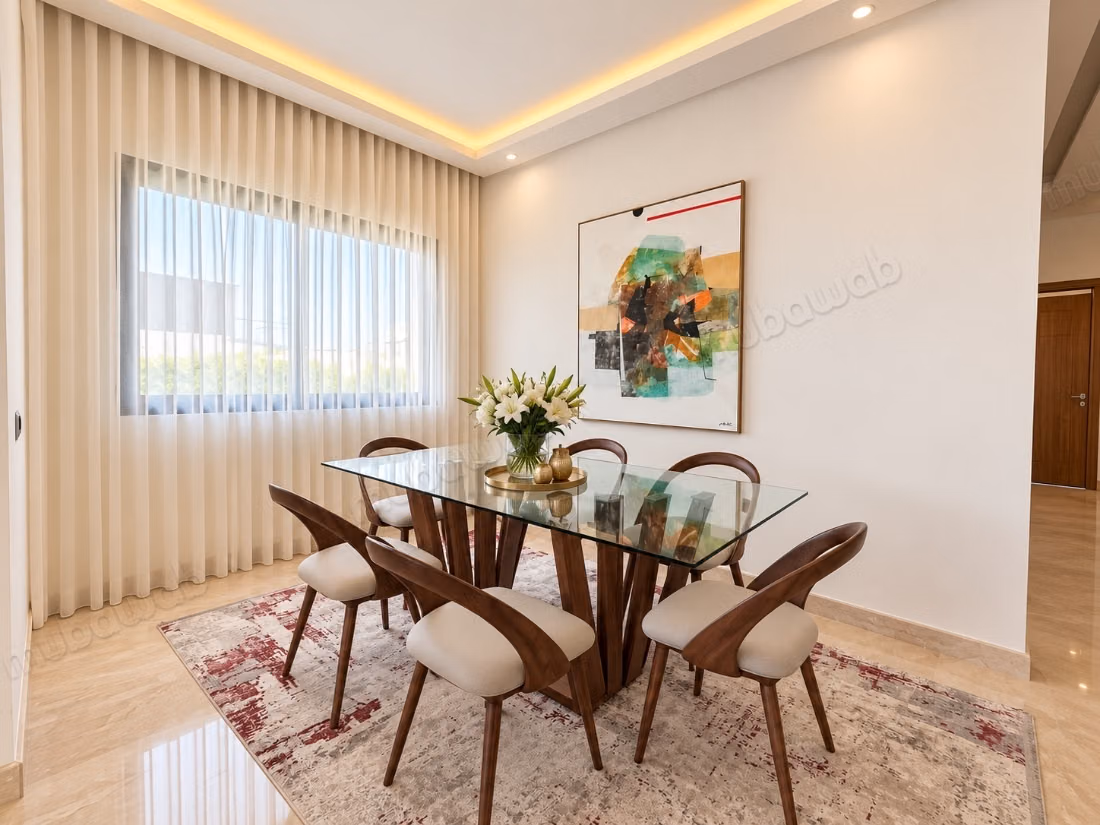 Villa amueblada con piscina en alquiler – El Menzeh