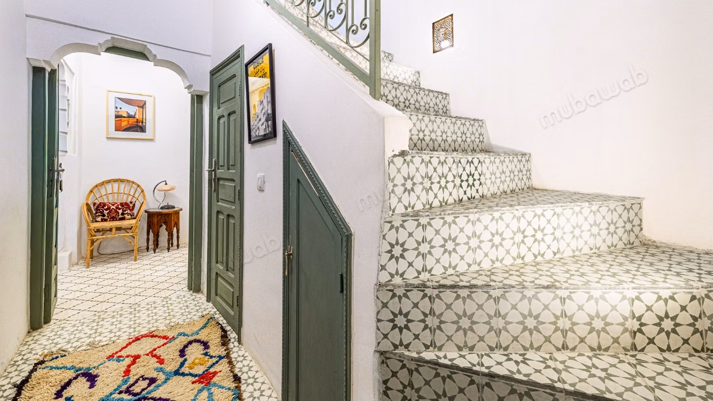 Incantevole douiria nella medina di Marrakech