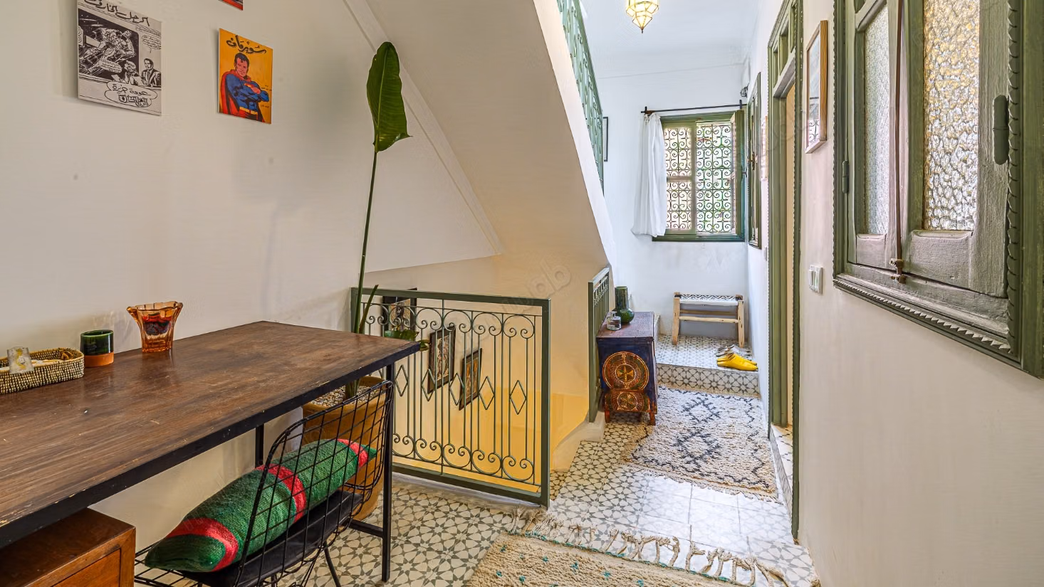 Incantevole douiria nella medina di Marrakech