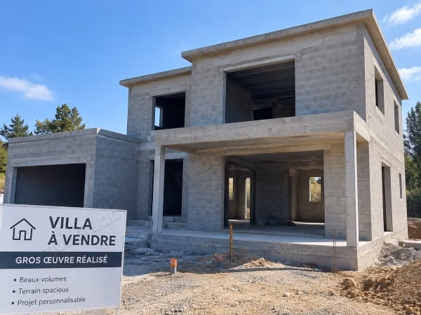 Zeer mooie villa in de ruwbouw te koop