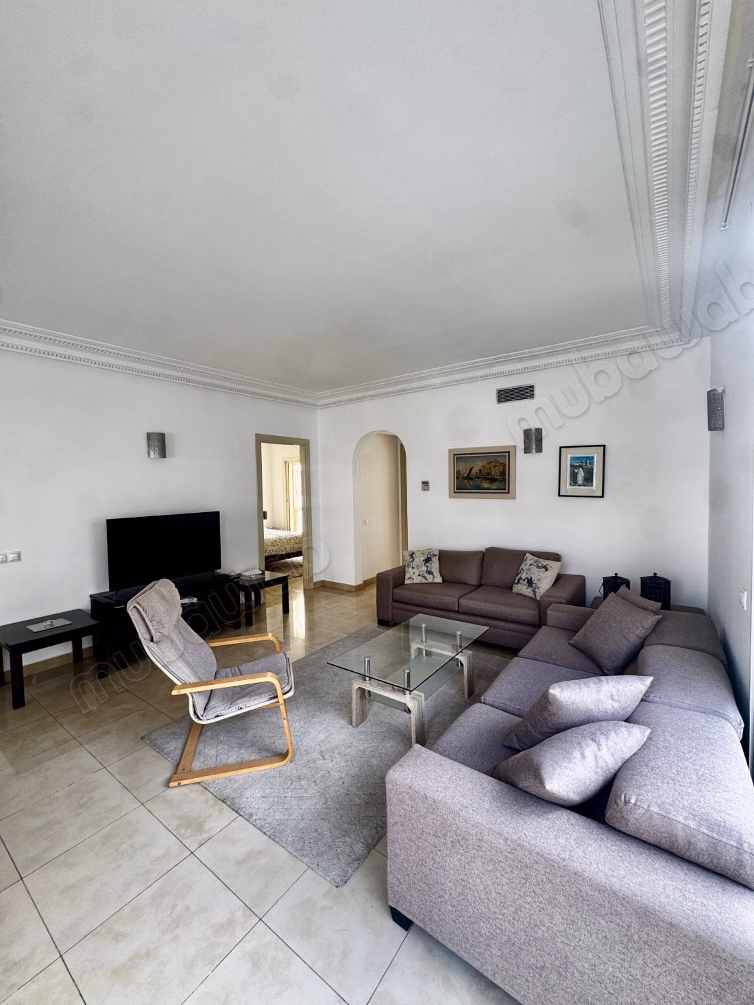 In affitto – appartamento arredato con 2 camere, Gauthier – Avenue Hassan Souktani