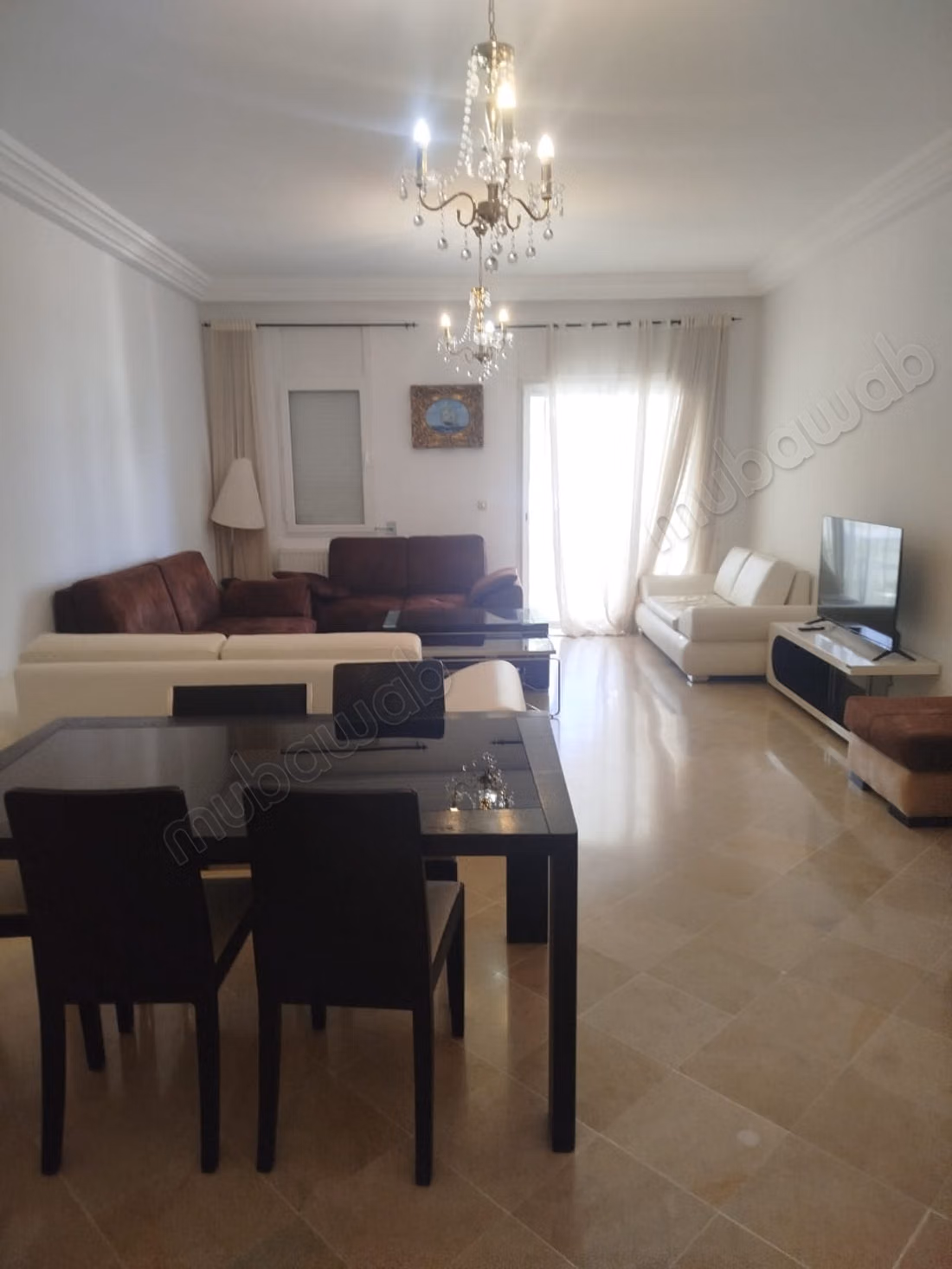 Superbo appartamento in affitto a La Marsa Città. Superficie di 130 m². Arredato