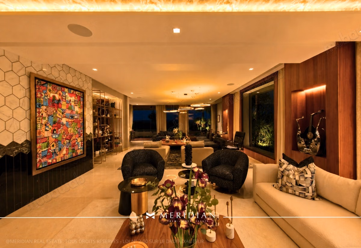 Rare villa moderna frente al golf en La ville Verte