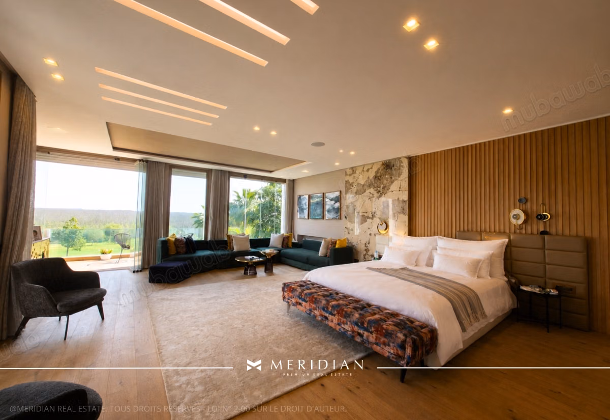 Rare villa moderna frente al golf en La ville Verte