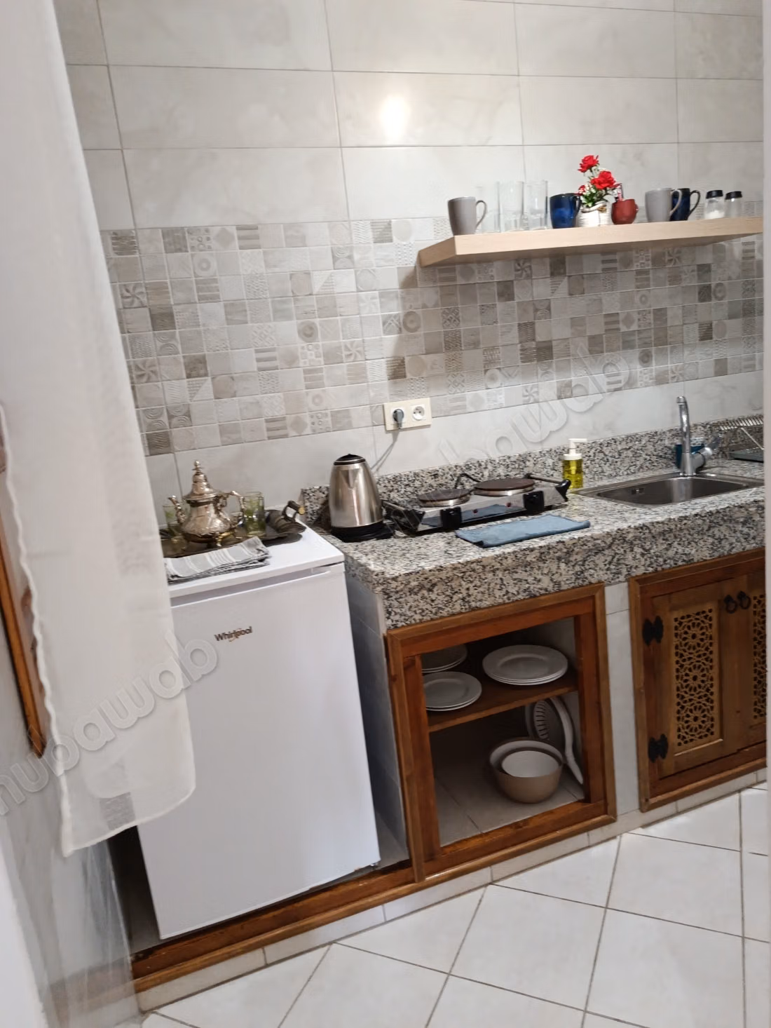 Appartamenti in affitto a Chefchaouen. 2 pezzi confortevoli. Salotto tradizionale e sistema satellitare