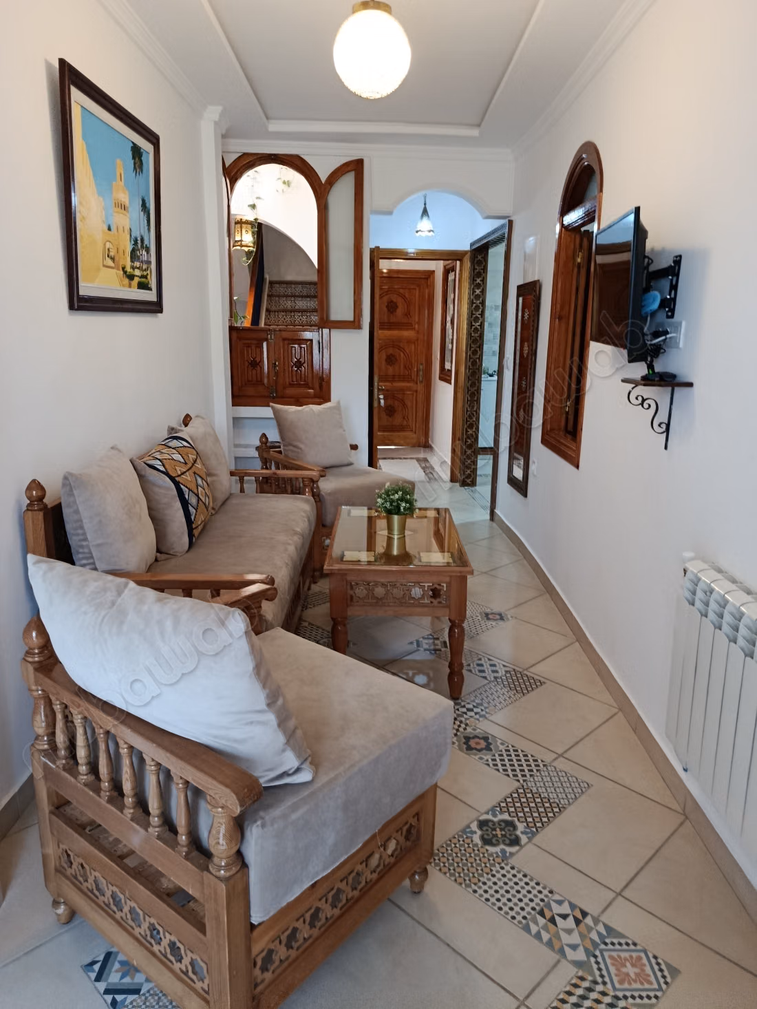 Appartamenti in affitto a Chefchaouen. 2 pezzi confortevoli. Salotto tradizionale e sistema satellitare