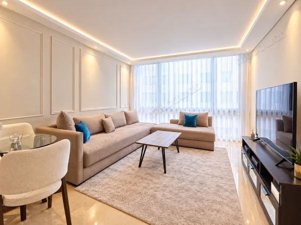 Prachtig appartement te huur bij Les princesses. Totale oppervlakte 55 m²