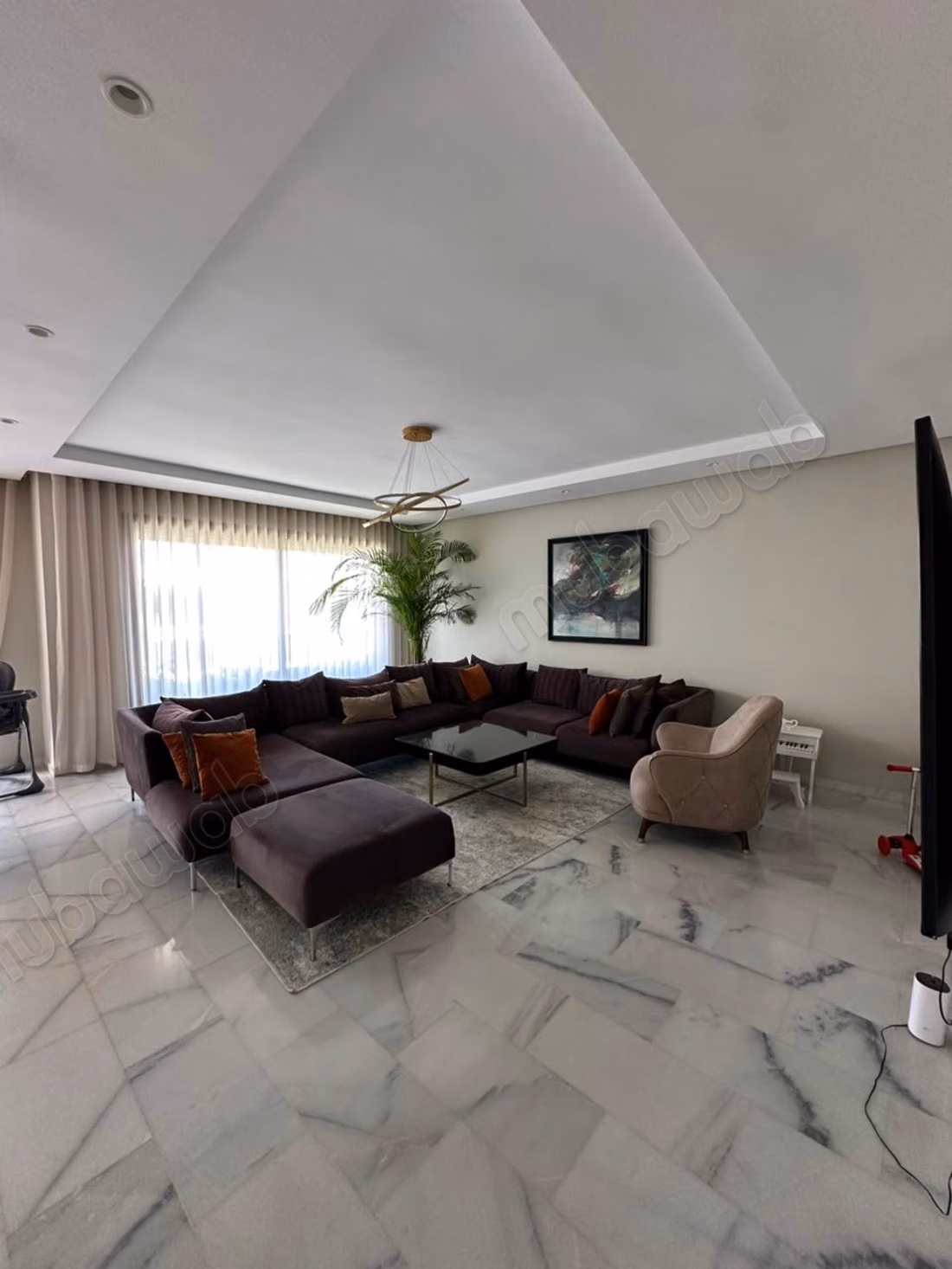 Dwars appartement te koop