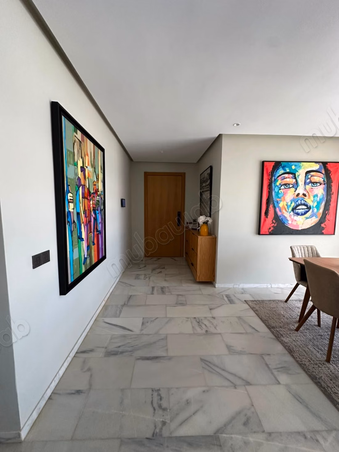 Dwars appartement te koop