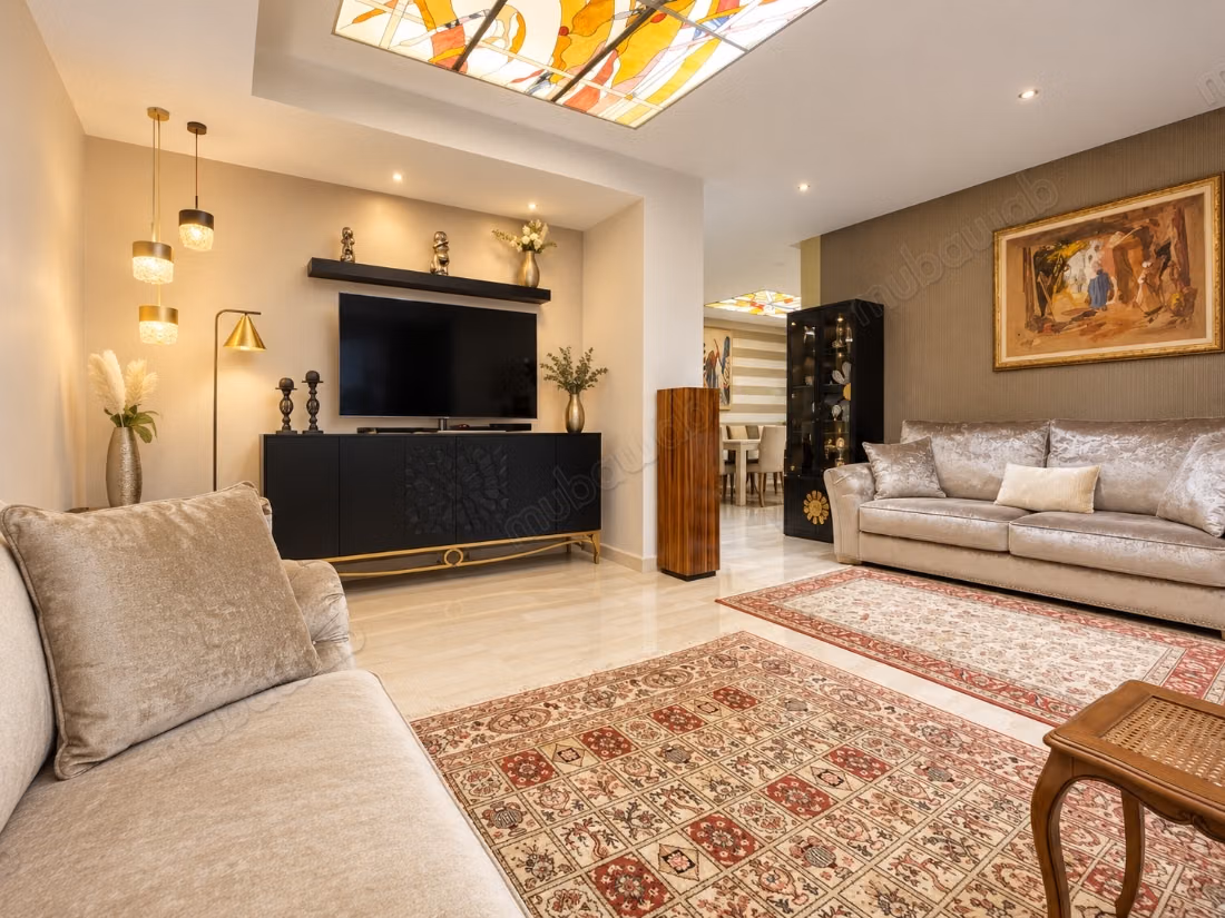 Appartamento arredato con due camere da letto in affitto a Hay Riad, Rabat