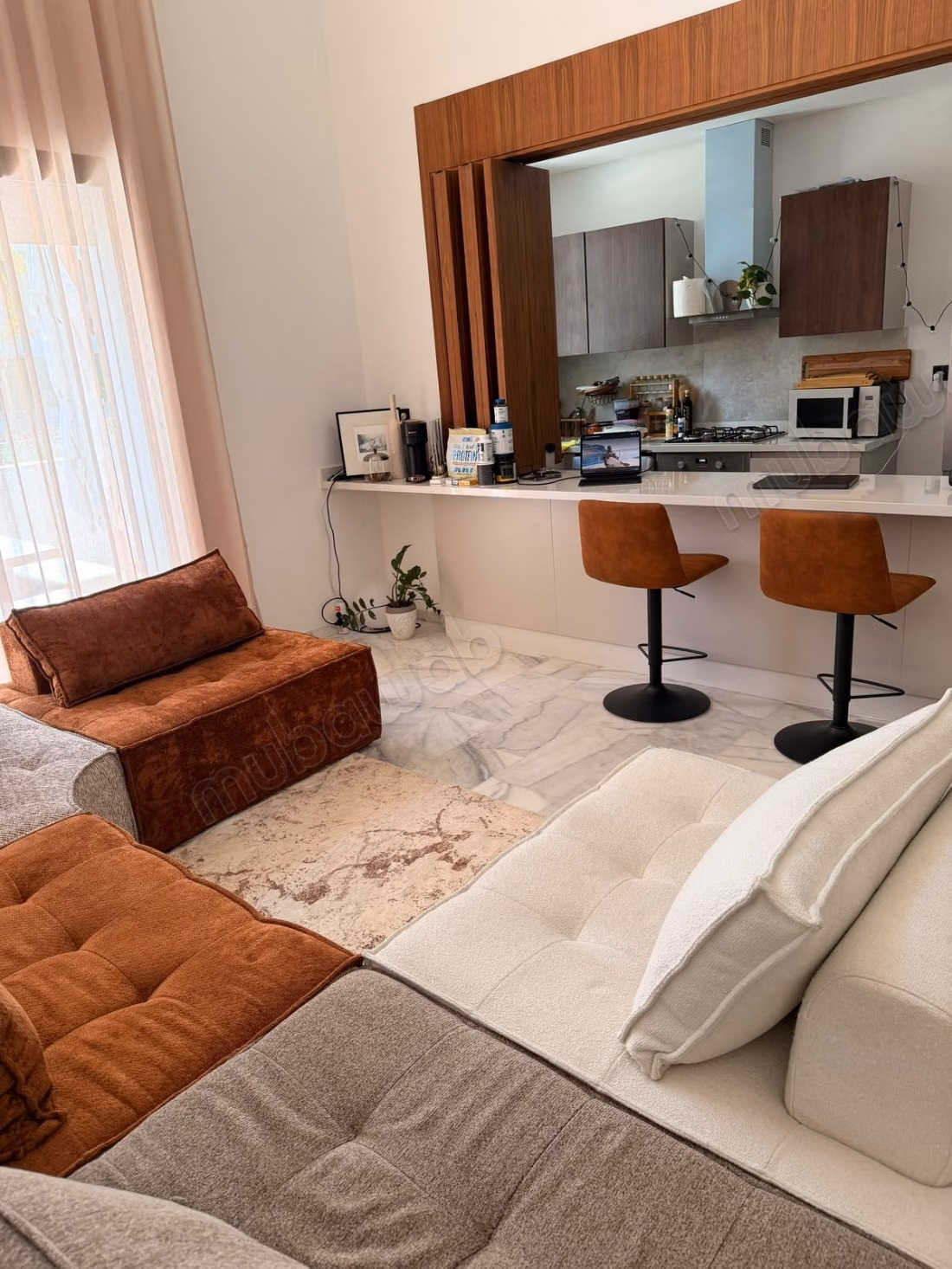 Superbe appartement à louer à Casablanca Finance City.
Superficie 130 m²