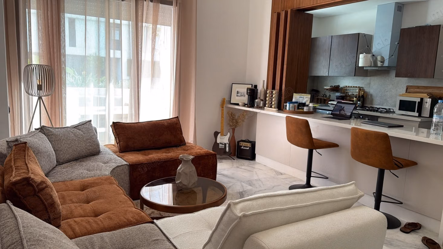 Superbe appartement à louer à Casablanca Finance City.
Superficie 130 m²