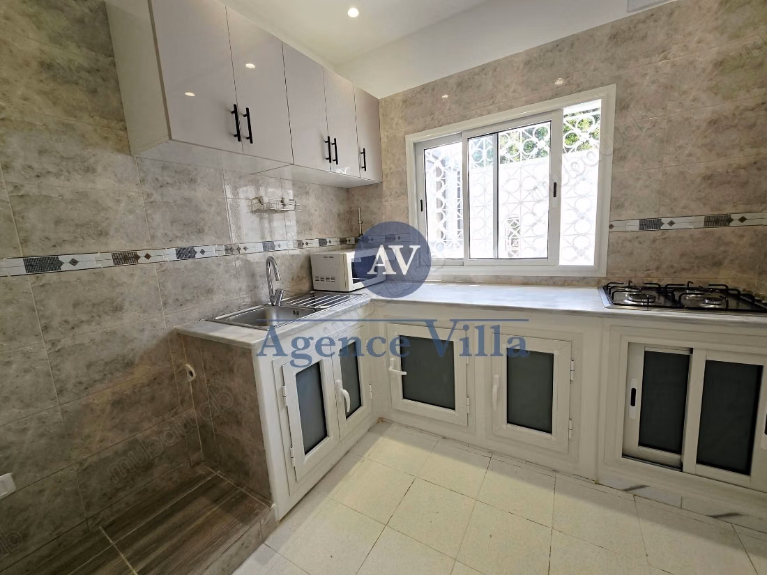 À louer Appartement S3 au RDC à la Marsa