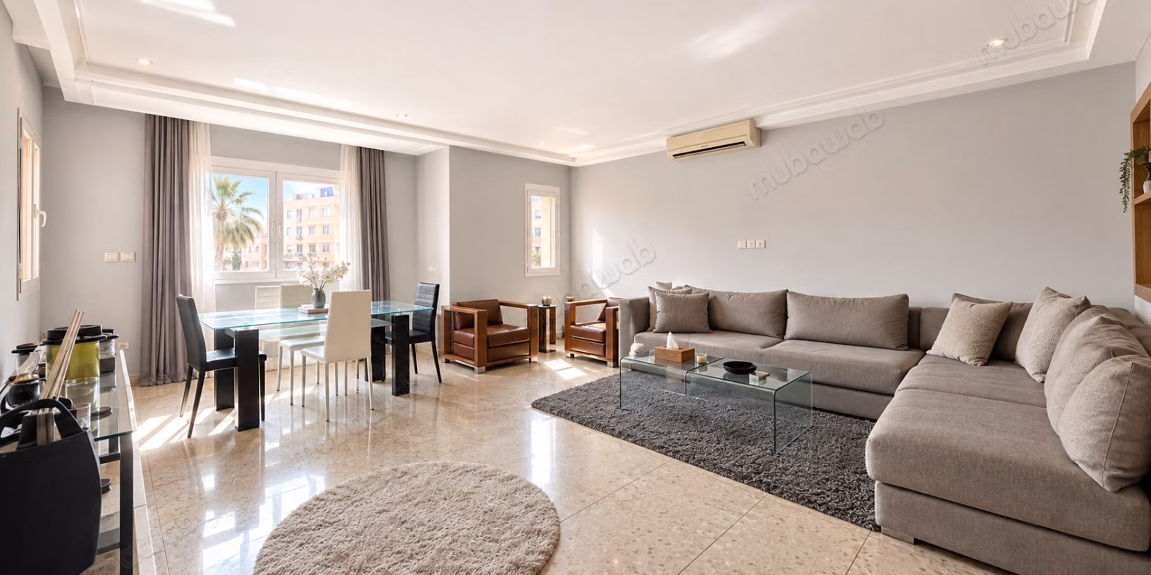 Superbe appartement à vendre à Allal Fassi Surface de 127 m². Service de concierge et climatisation