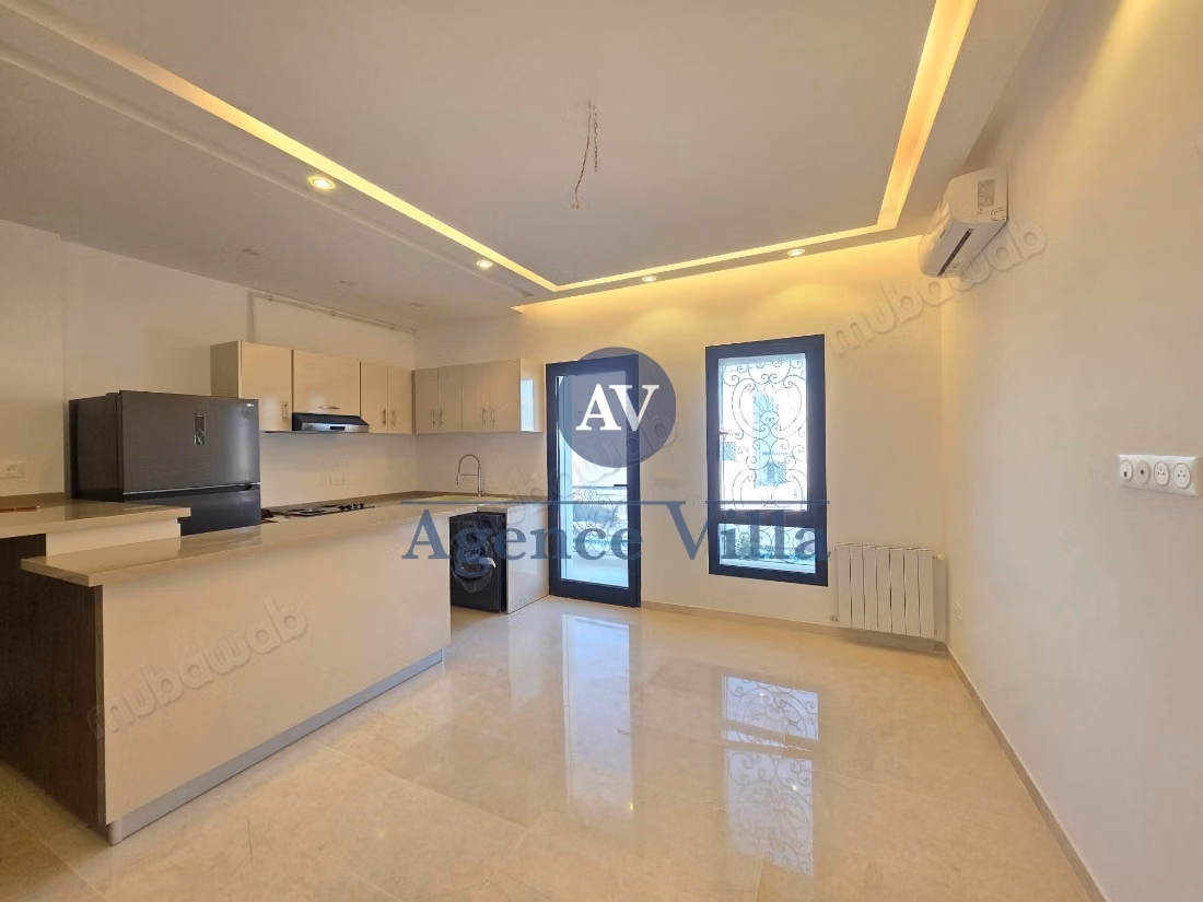 Appartement s2 meublé/vide à la Marsa, vue mer