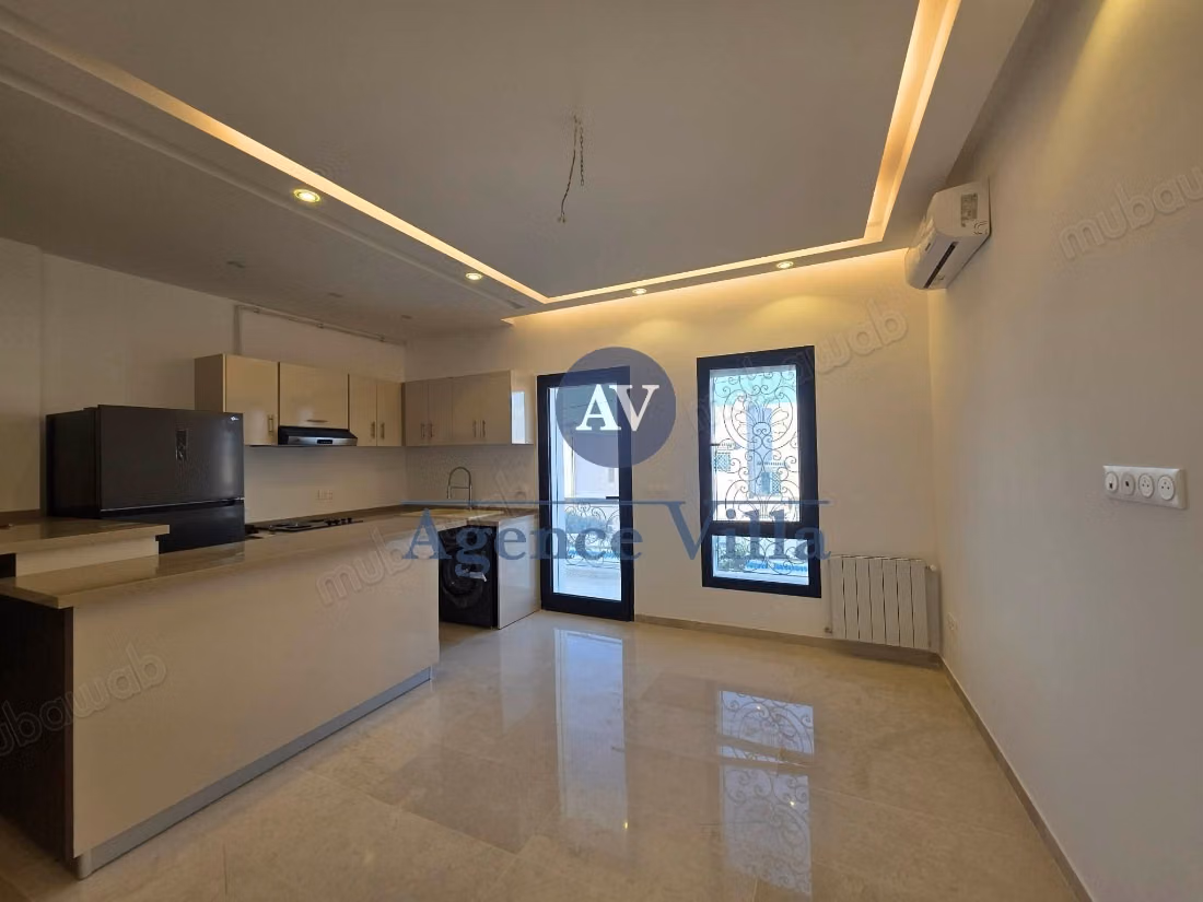 Appartement s2 meublé/vide à la Marsa, vue mer
