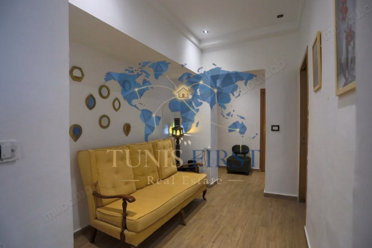 For rent ground floor of furnished villa in Carthage