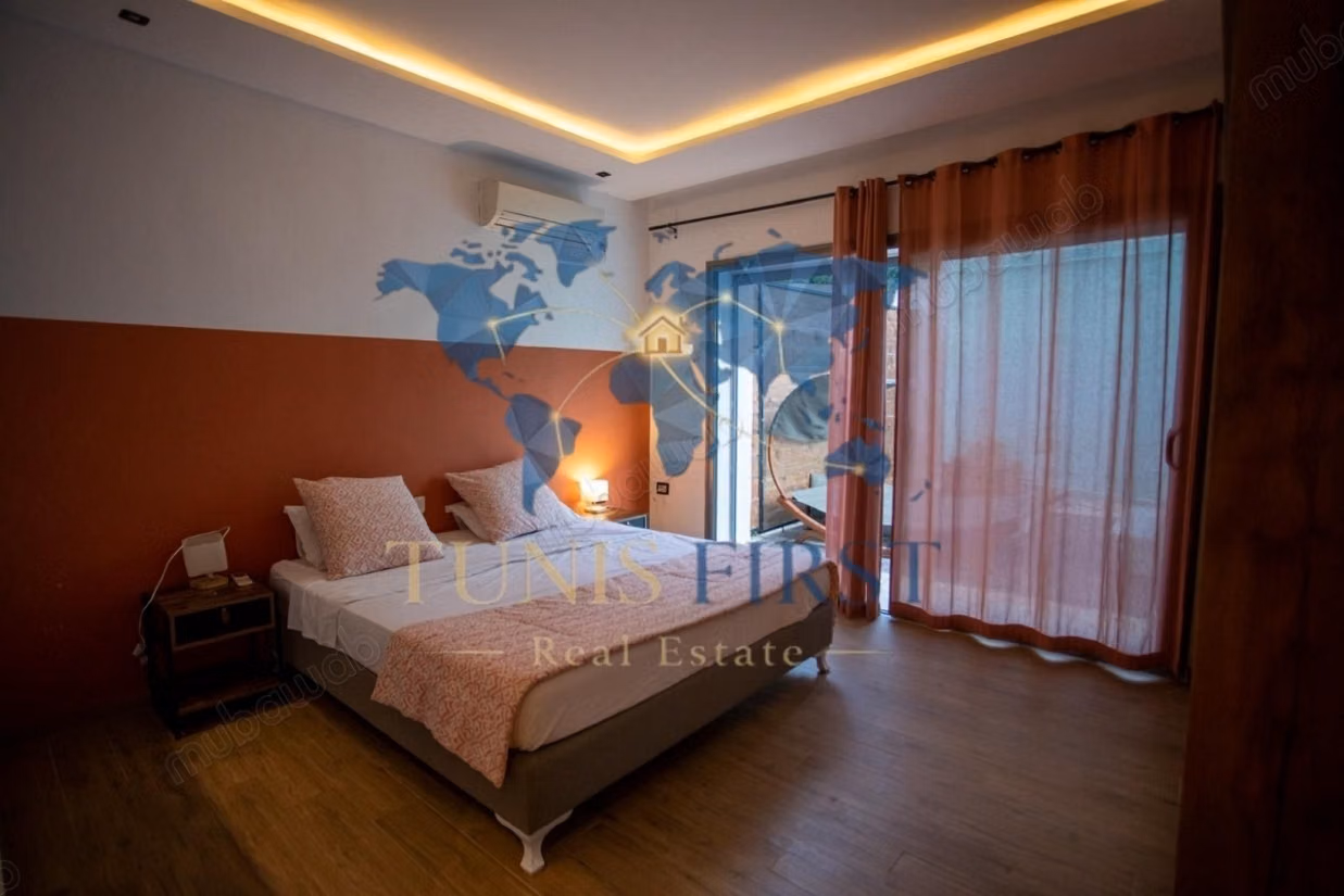 For rent ground floor of furnished villa in Carthage