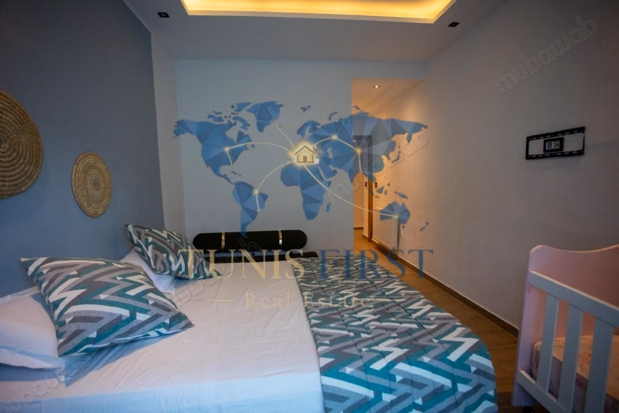 For rent ground floor of furnished villa in Carthage