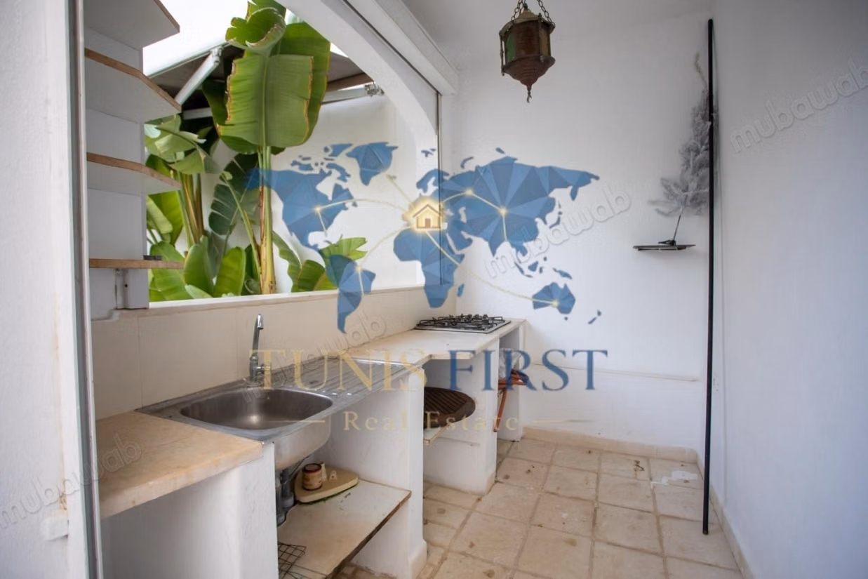 For rent ground floor of furnished villa in Carthage