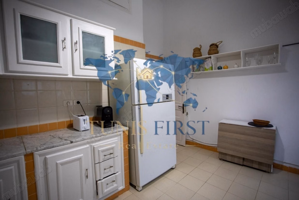 For rent ground floor of furnished villa in Carthage