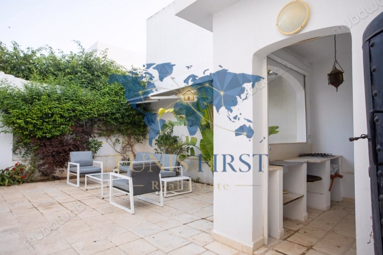 For rent ground floor of furnished villa in Carthage