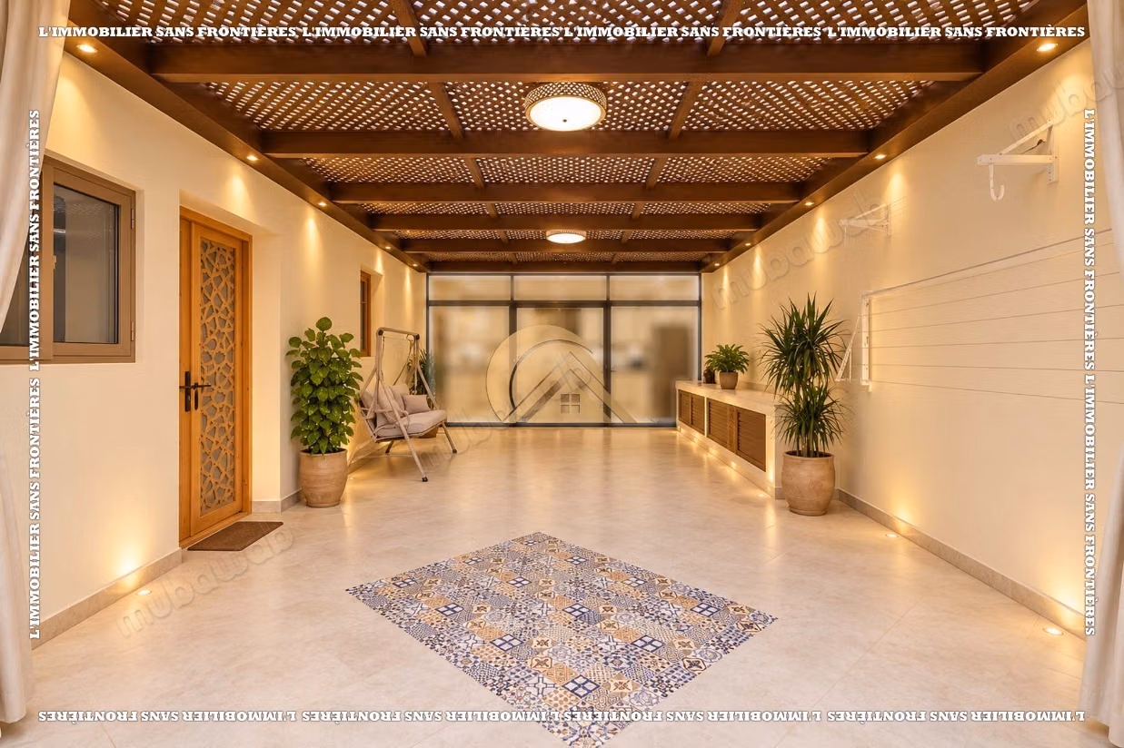 Appartement de 236 m² à louer à Mabrouka – 3 chambres dont une suite, grande terrasse et parking en sous sol