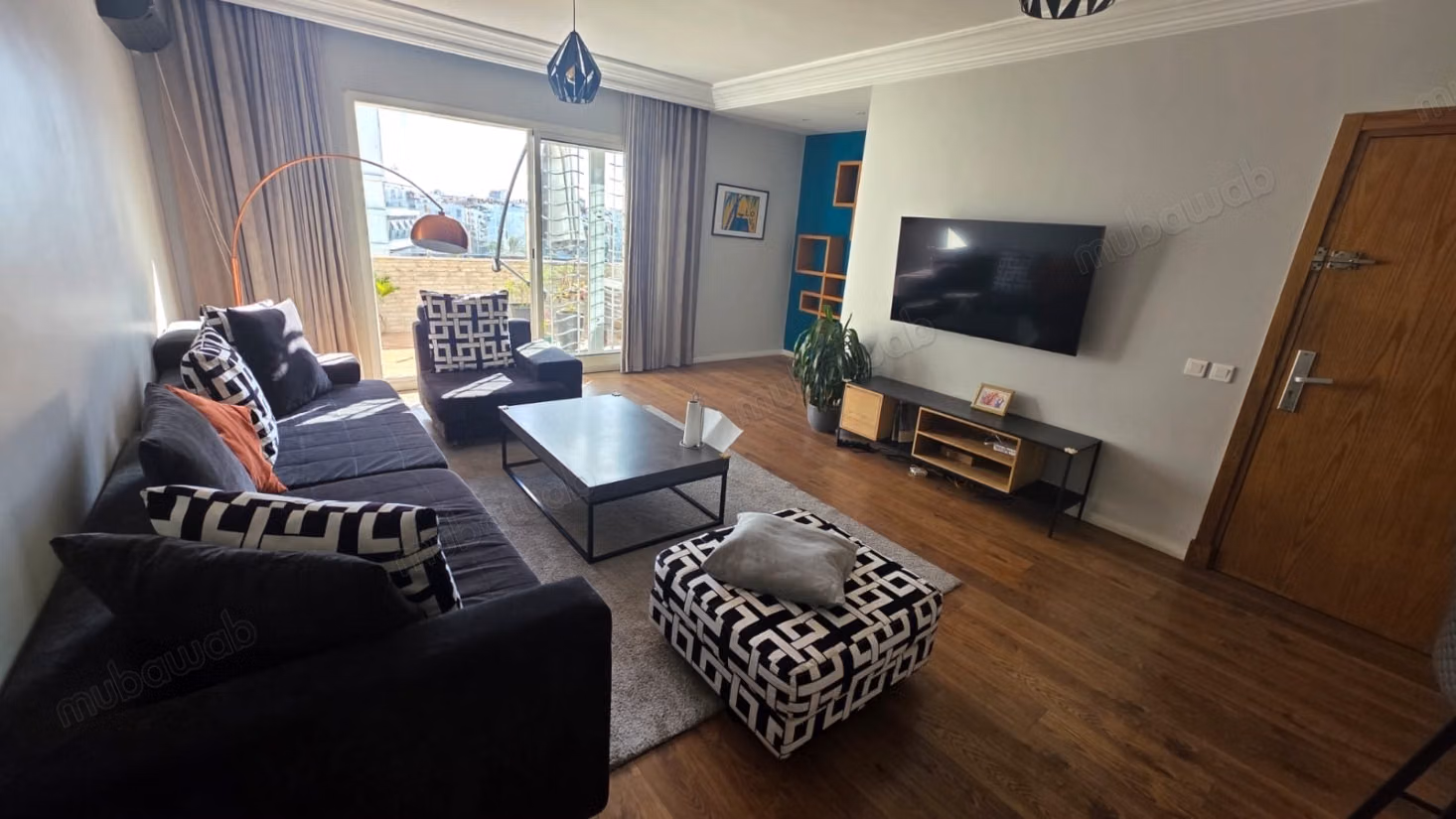 Location appartement meublé Palmier 
casablanca