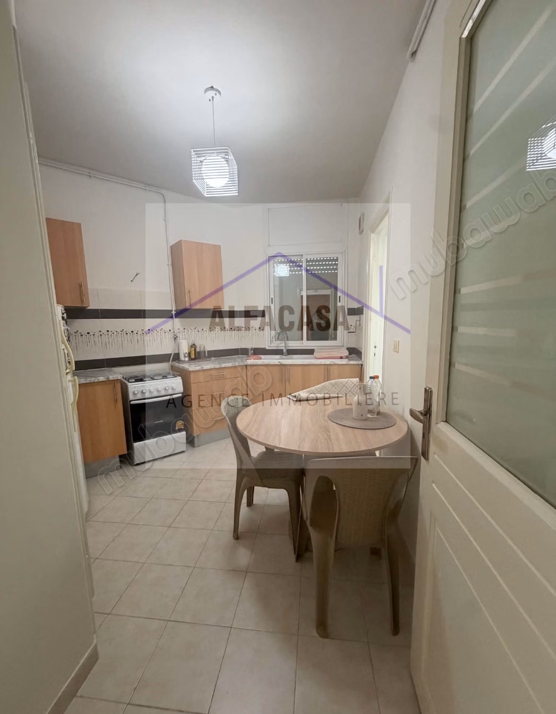 A louer un appartements2 meuble jardin de laouina