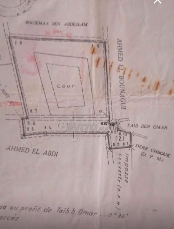 Riad da ristrutturare nel quartiere Zaouia