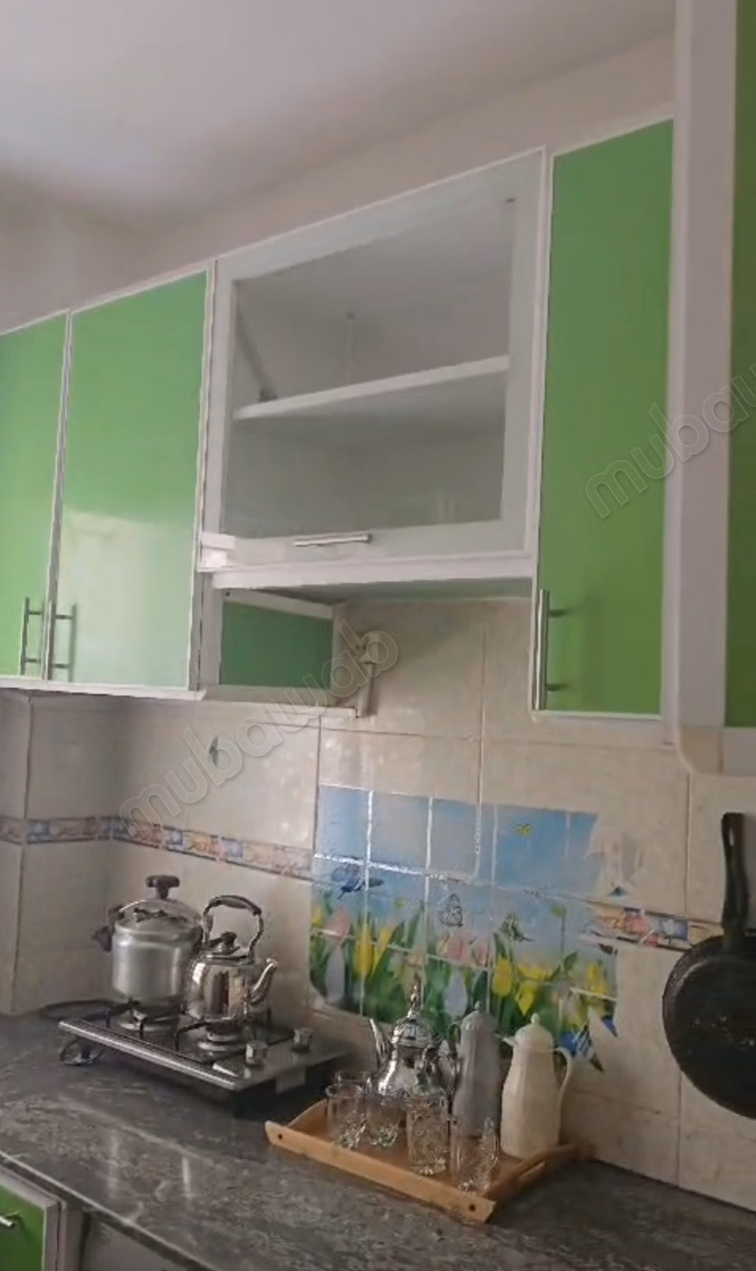 Vakantieappartement te huur. 1 Kamer. Marokkaanse salon, beveiliging