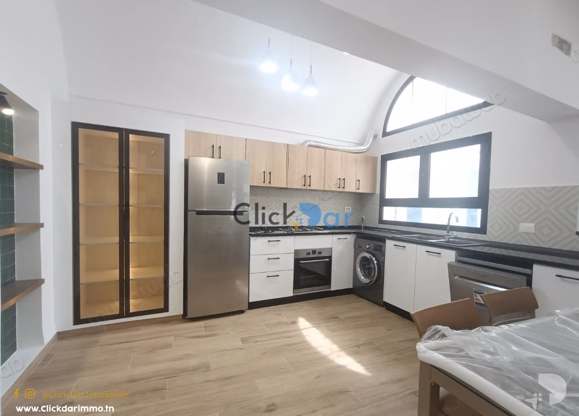 Maison S2 jardin location annuelle Hammamet