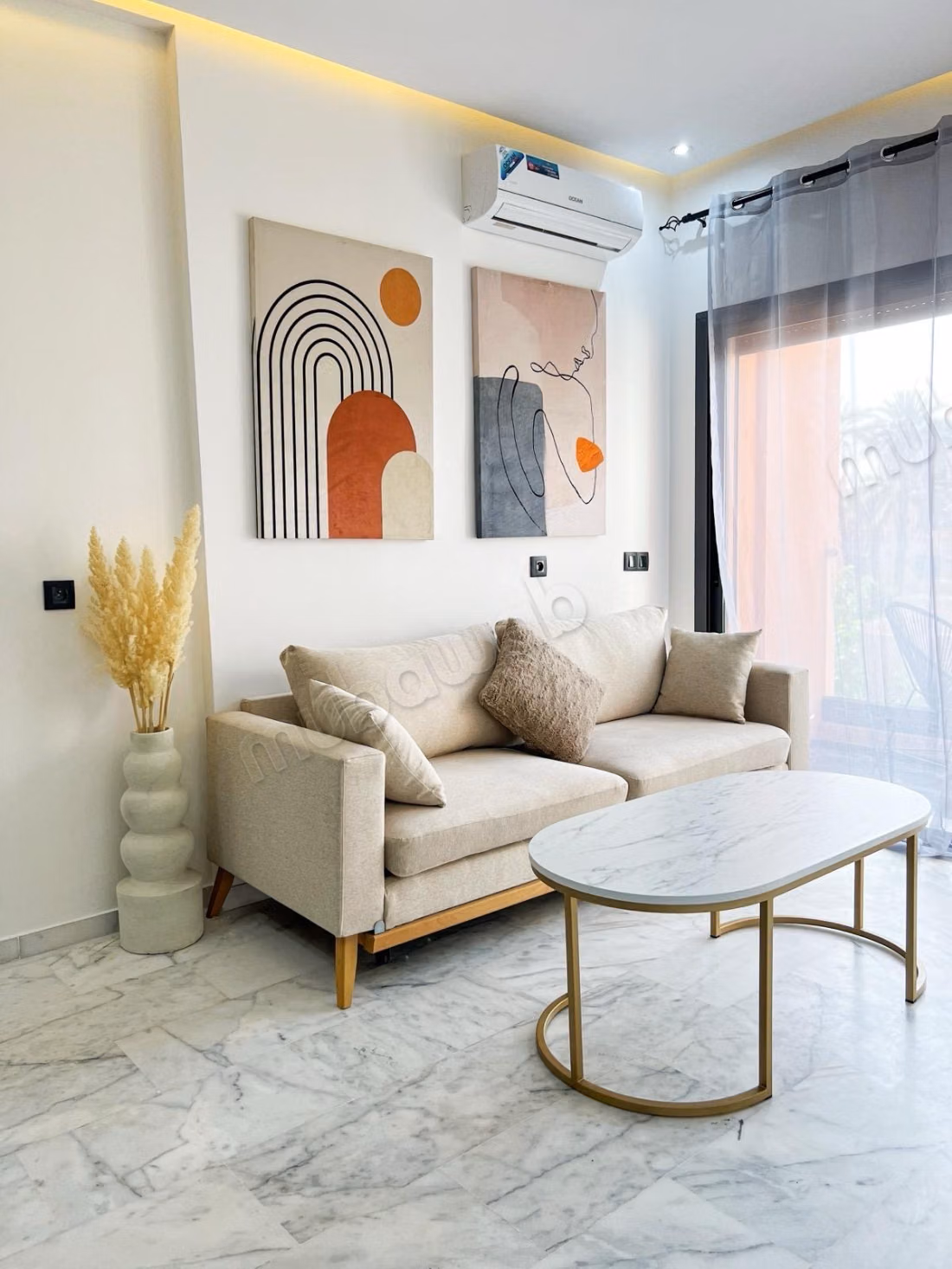Appartement à l'achat à Guéliz. 1 chambre. Bien meublé
