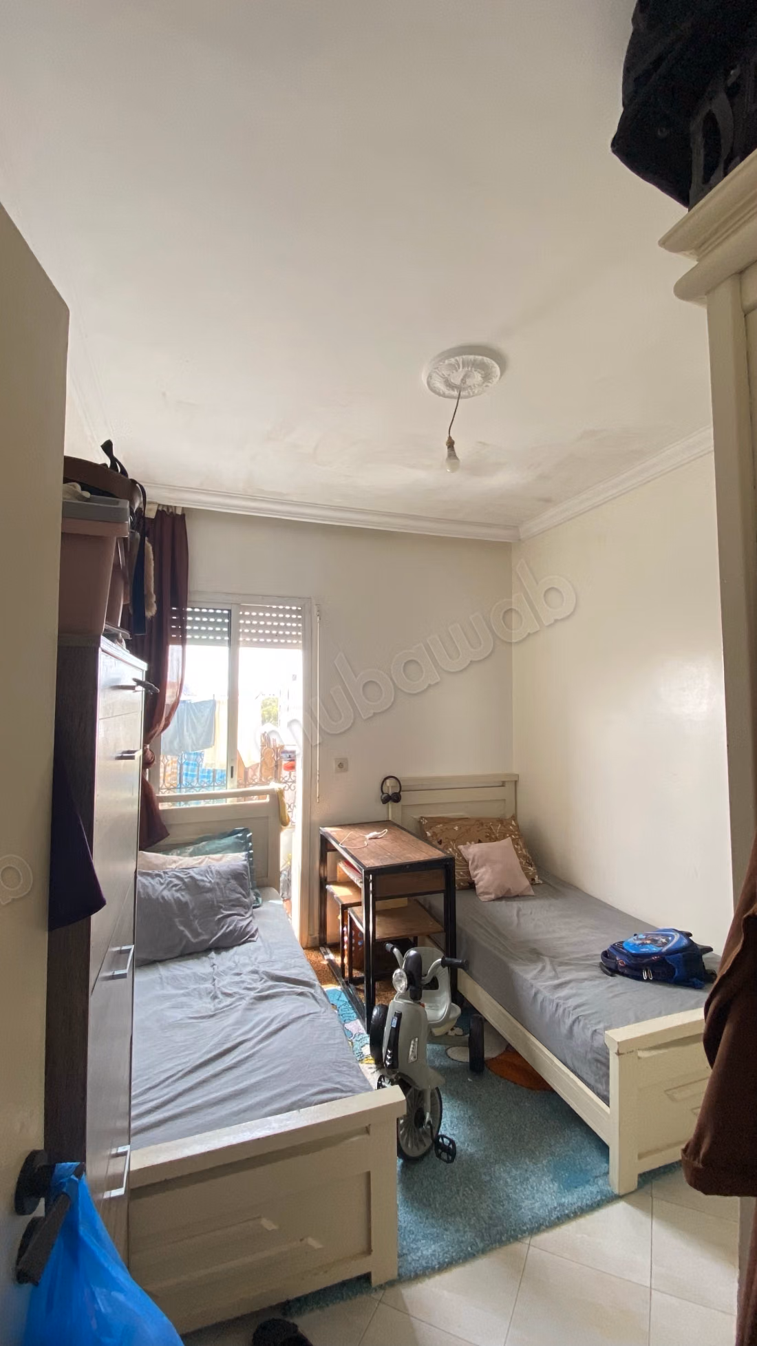Vend appartement à Oulfa. 2 chambres agréables. Système de parabole et salon marocain — 3