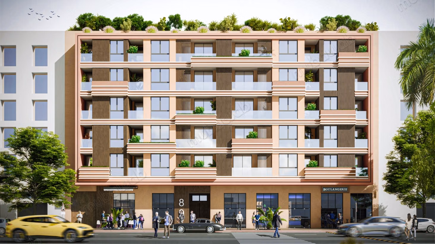 Vend appartement à Hay Al Bahja. Surface de 74 m²