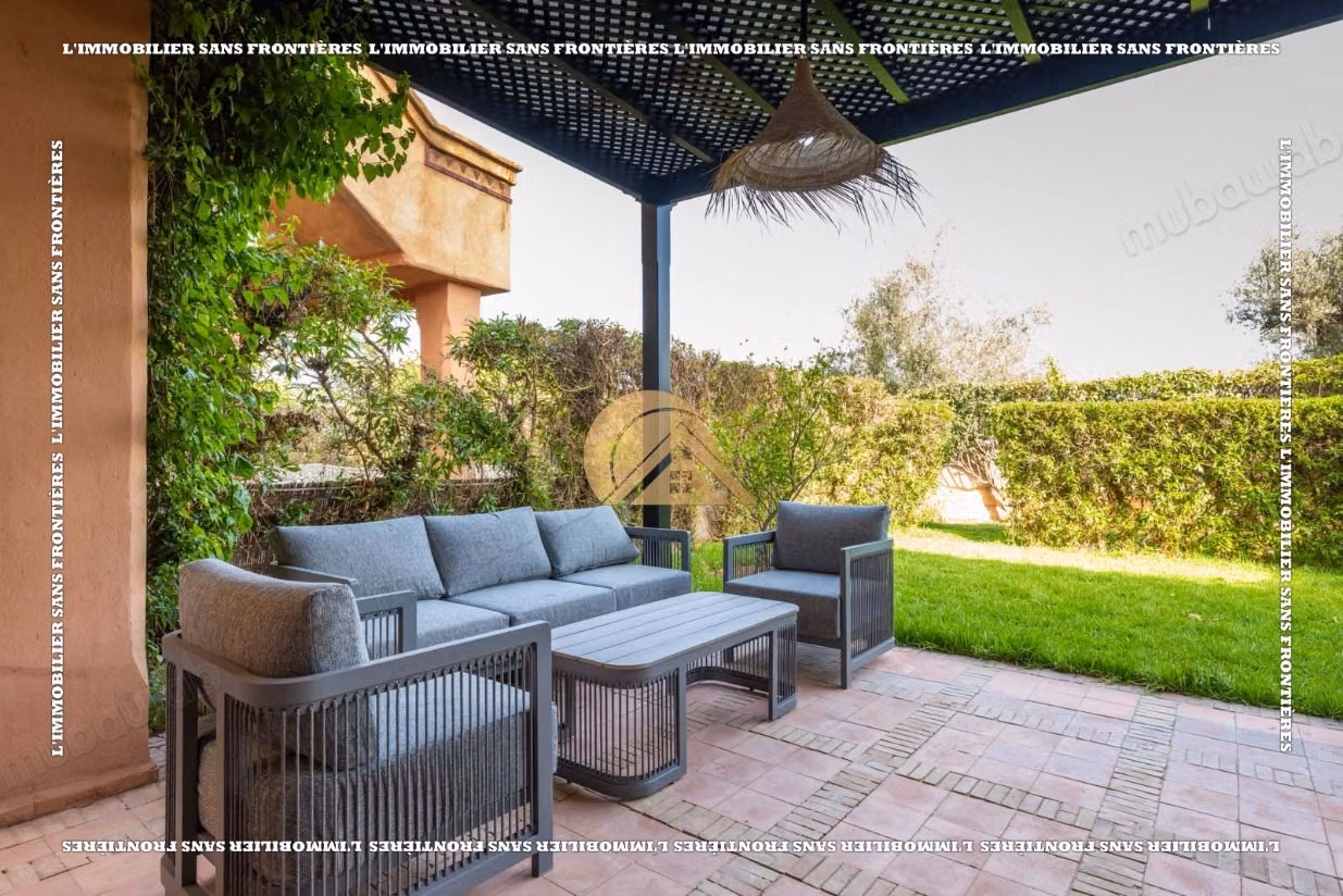 Appartamento arredato di 157 m² in affitto in Via Fès – Piano terra, 1 camera da letto, giardino privato e piscina comune