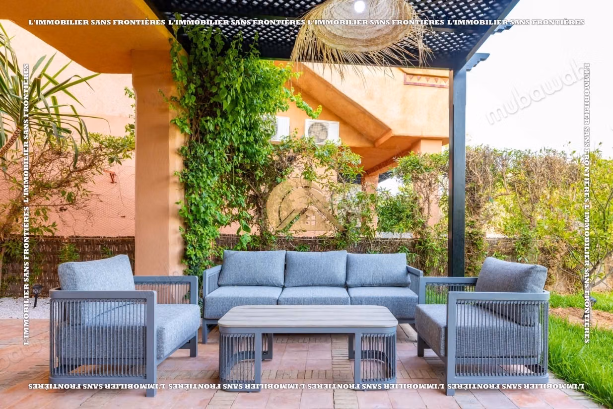 Appartamento arredato di 157 m² in affitto in Via Fès – Piano terra, 1 camera da letto, giardino privato e piscina comune