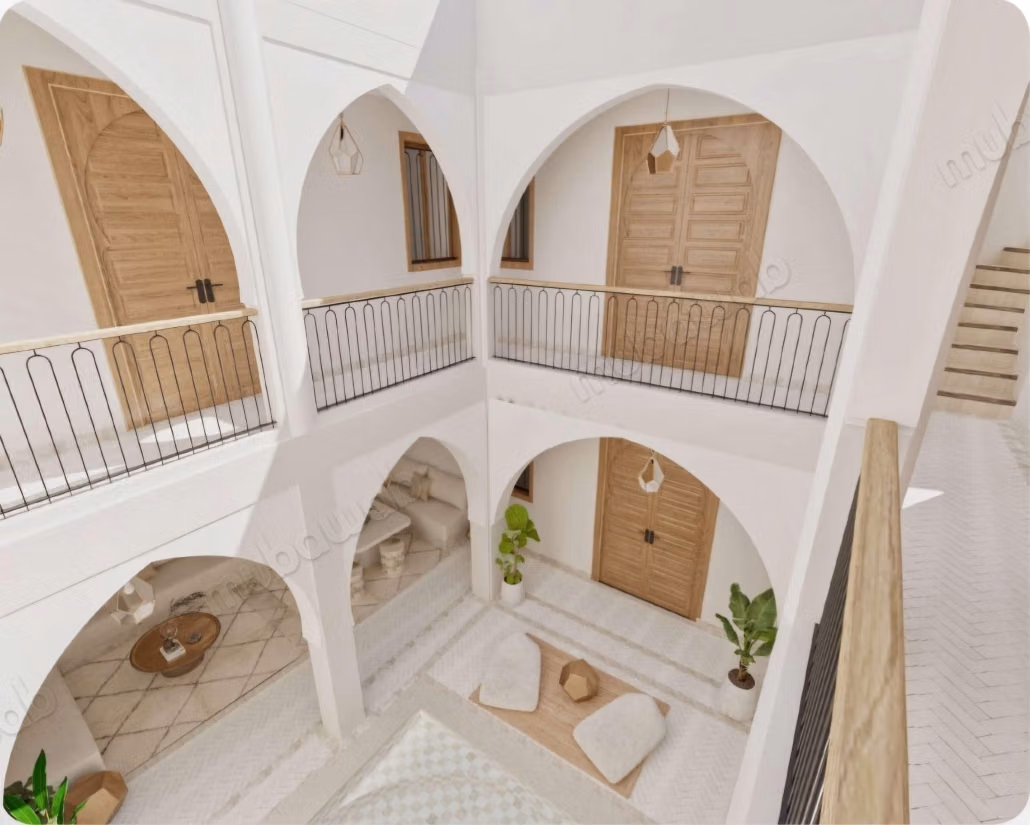 Riad di lusso intitolato - 112 m² a terra - 4 camere - Medina di Marrakech