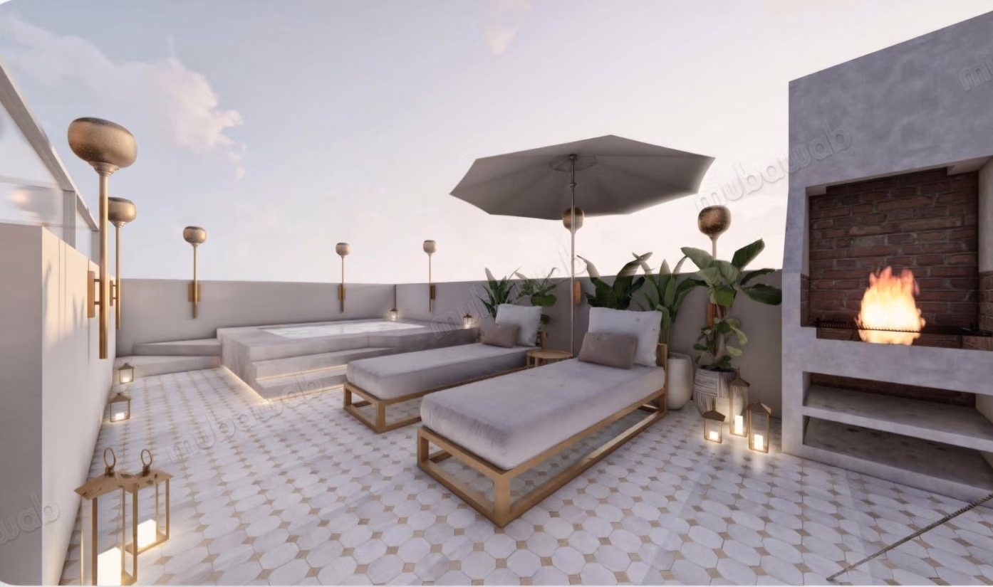 Riad di lusso intitolato - 112 m² a terra - 4 camere - Medina di Marrakech