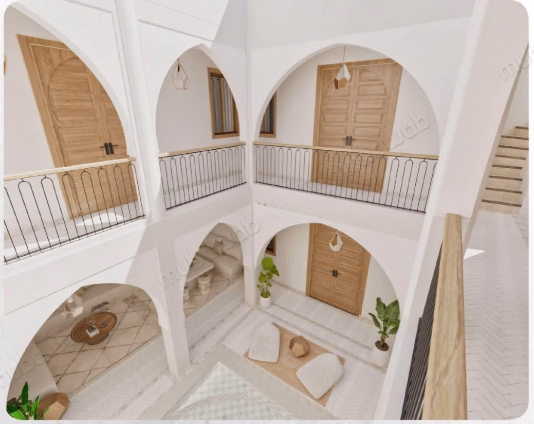 Riad di lusso intitolato - 112 m² a terra - 4 camere - Medina di Marrakech