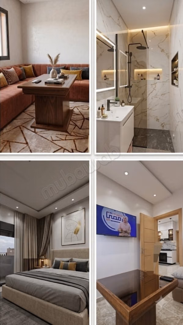 Appartement Meublé neuf à vue Montagne Agadir