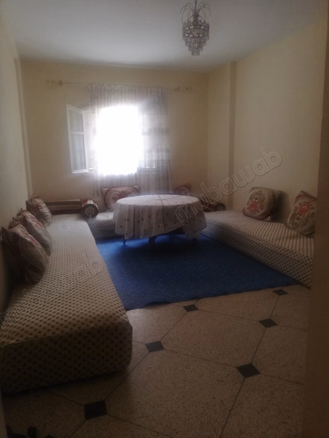 Très bel appartement en location à Lallamaryem. 
3 pièces confortables. 
Bien meublé
