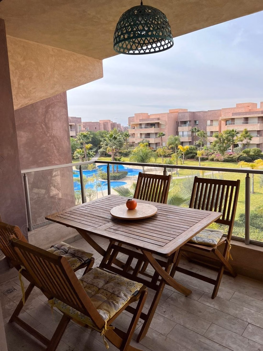 Excellente opprtunité d investissement locatif, Studio meublé et déja loué au sein de la résidence JAD PRESTIGIA Front Golf Marrakech a la vente