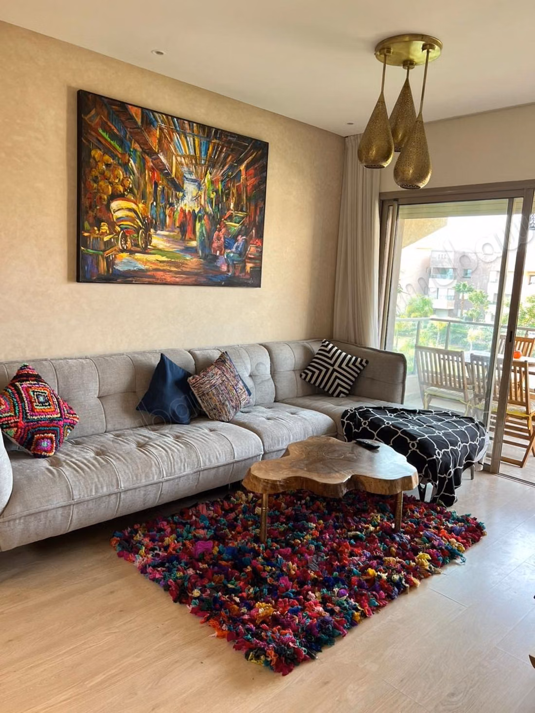 Excellente opprtunité d investissement locatif, Studio meublé et déja loué au sein de la résidence JAD PRESTIGIA Front Golf Marrakech a la vente