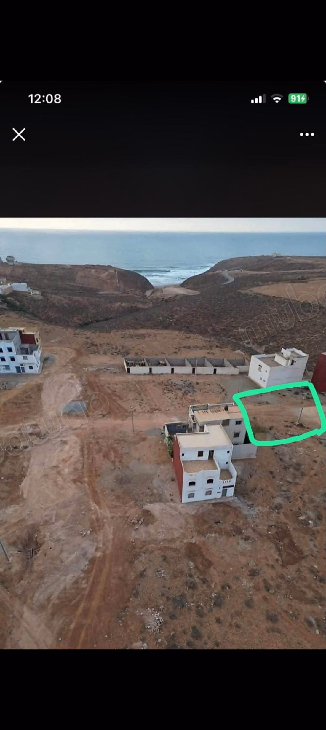 Land for sale in Mirleft. Total area 220 m²