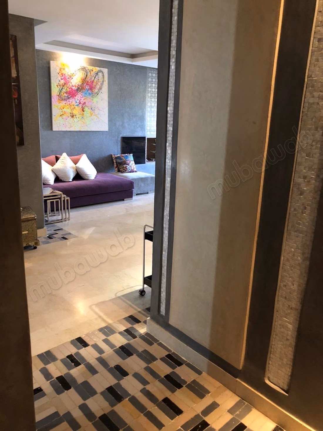 Very beautiful apartment for rent in Agdal. Surface of 120 m². Furnished