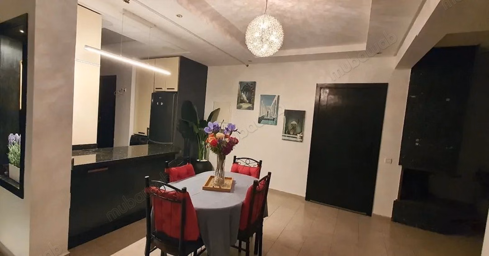 Location d'un appartement à Dar Bouazza. 5 pièces confortables. Meublé